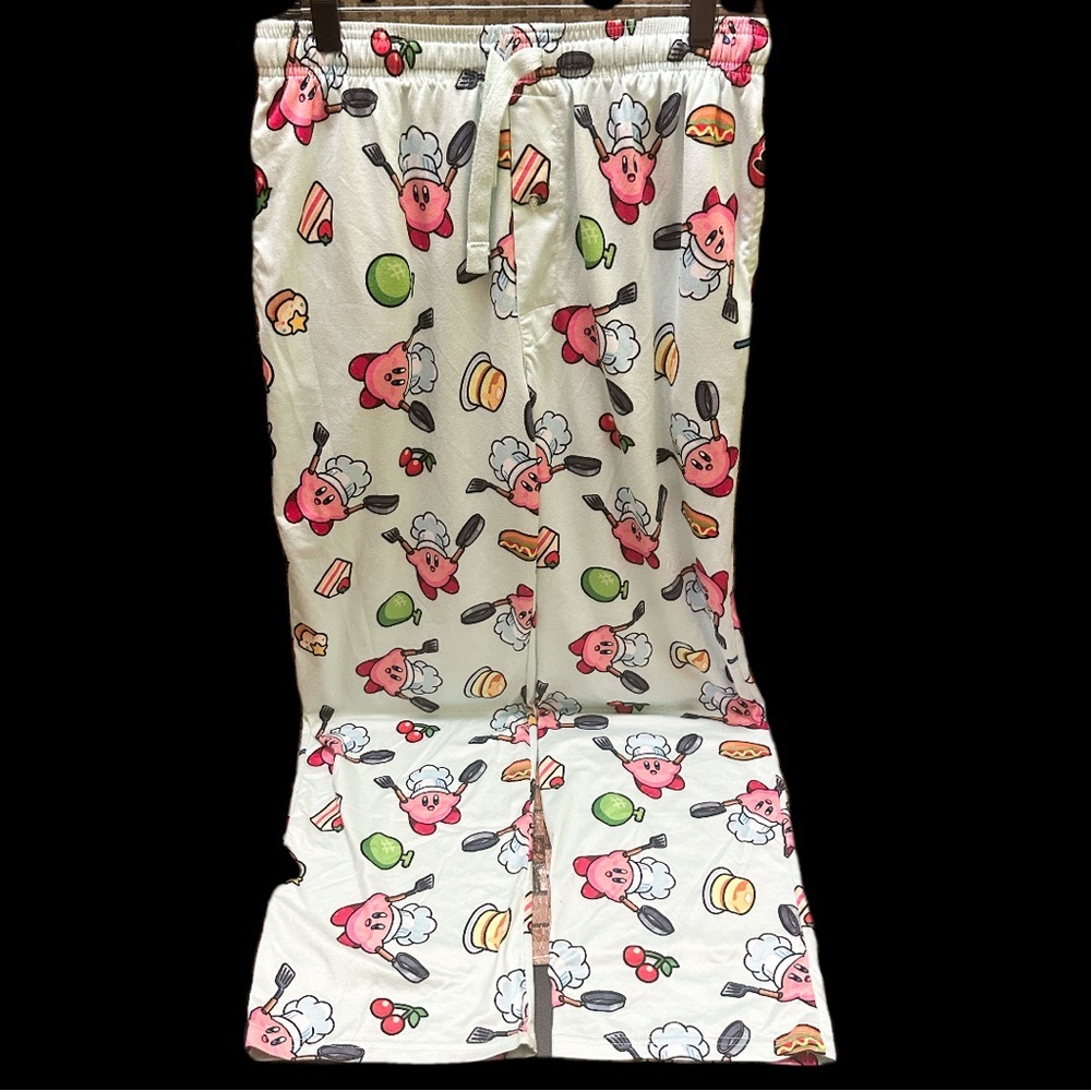 Nintendo Kirby Men’s Pajamas with Fun Cartoon Print size M